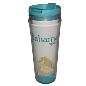 Starbucks Global‎ Icon Series Letter Print Bahamas Tumbler Coffee Bottle 12 Oz